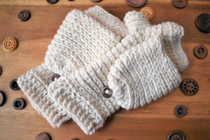 Tabby Star Mittens