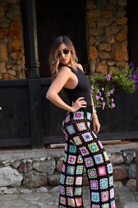 Granny Square Trousers