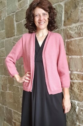 Adele - ladies 8ply classic cardigan