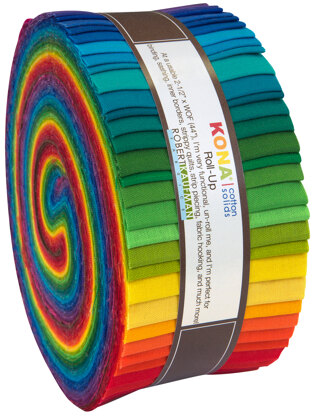 Robert Kaufman Kona Cotton Solids 2.5in Strip Roll - RU-228-41