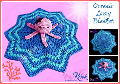 Oceanic Lovey Blanket