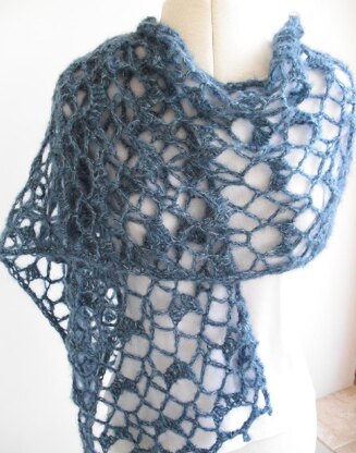 Trio crochet scarf