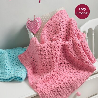 Blanket in Hayfield Baby Chunky - 5207 - Downloadable PDF