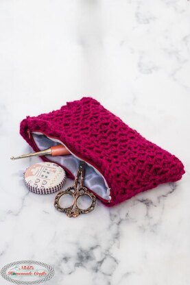 Tunisian Smock Pouch