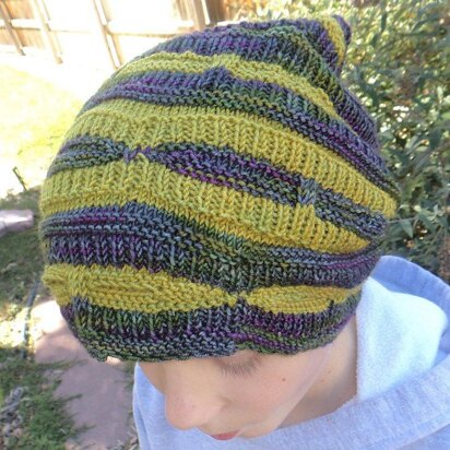 Secret Identity Hat - knitting pattern