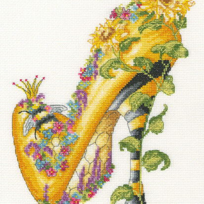 Bothy Threads Bee My Sunshine Cross Stitch Kit - 21 x 30cm