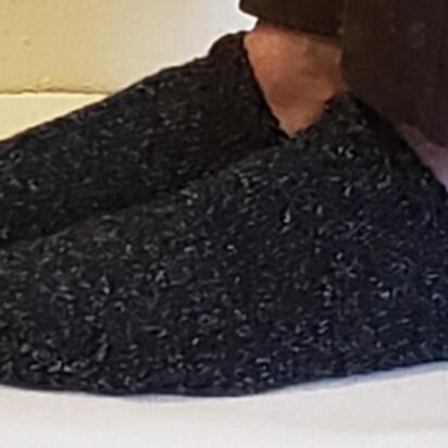 Slippers To-Go - knitting pattern