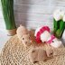 Set Crochet hippopotamus Pattern, Crochet safari animals