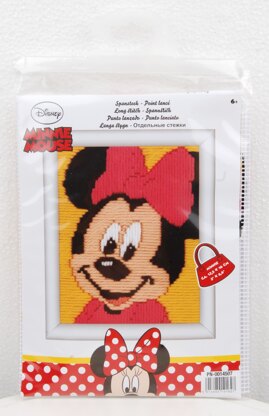 Vervaco Long Stitch Kit Disney Minnie Mouse Cross Stitch Kit