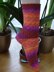 Southwestern Sunset - Toe up socks