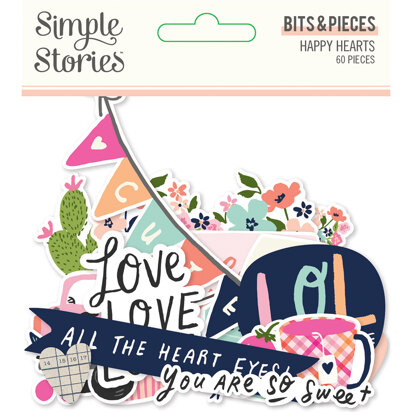 Simple Stories Happy Hearts - Bits & Pieces