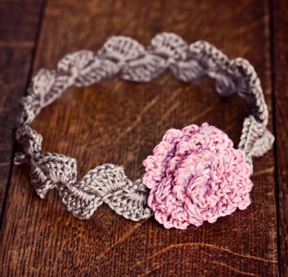 Centifolia Rose Headband