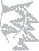 Hero Arts Fancy Dies - Tri-Fold Edge Winter Pine