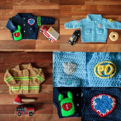 First Responder Baby Sweaters Ebook