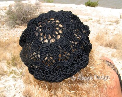 Crochet Lace Beret - Alena