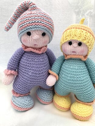 My First Cuddly Doll Knitting pattern by Pat Alinejad Gypsycream LoveCrafts