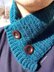 Cowl with buttons for men