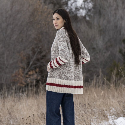 Blue Sky Fibers Hood River Cardigan PDF