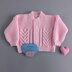 Suzy Cardigan, Hat & Booties 18 inch chest Baby Knitting Pattern