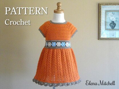 Crochet Pattern Toddler Dress