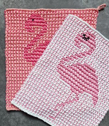 Flamingo Washcloth
