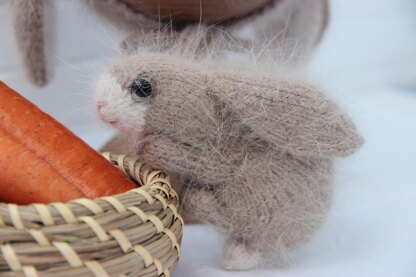 Knitted Mini Rabbit Toy