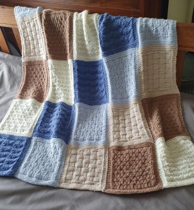 Easy Patchwork Baby Blanket