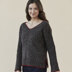 Bayfield Pullover - Sweater Knitting Pattern for Women in Tahki Yarns Donegal Tweed