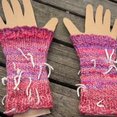 Treasured Handspun Wrist Warmers