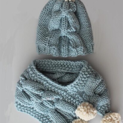 Sofia Hat and Cowl Set