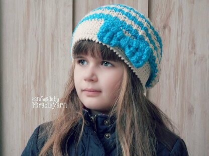 Bella Slouch with Bobble Bow