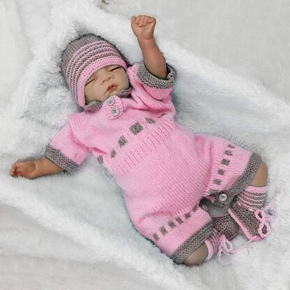 Onesie Baby Knitting Pattern #117