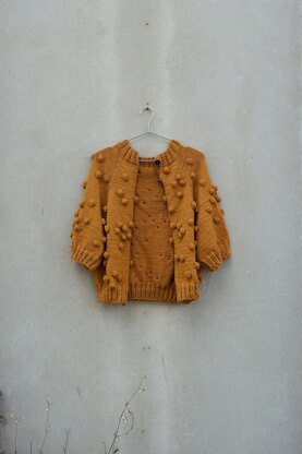 Make bobble cardigan