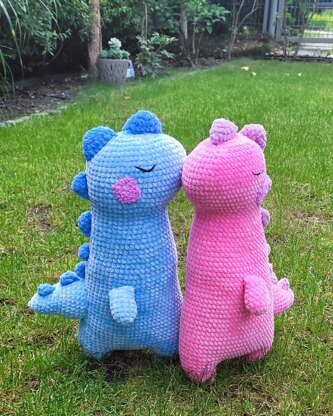 Sleeping Dinos, Easy Dinosaur Amigurumi