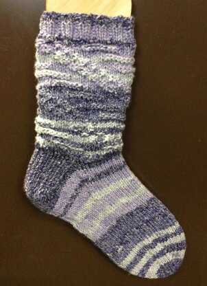 Diagonal Caterpillars DK Socks