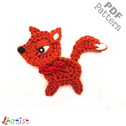 Crochet Pattern - Instant PDF Download - Fox (small) crochet Pattern