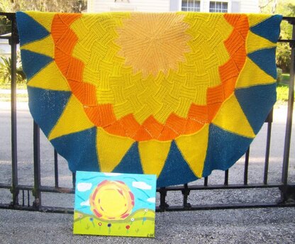 Sunrise blanket