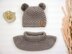 Baby Set Asterisk Hat & Shoulder Cape - No.185