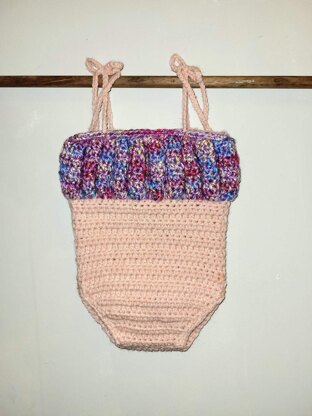 Crochet Baby Girl Romper