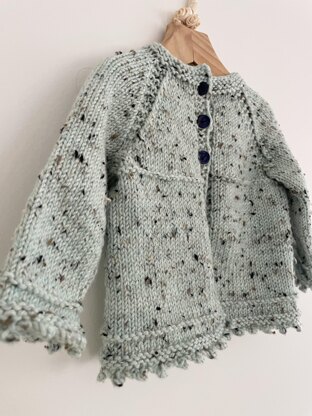 Picot Baby Cardigan