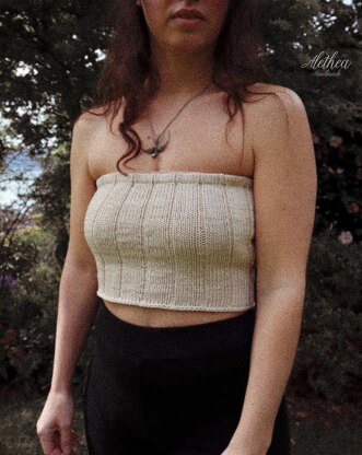 PHOENIX Tube Top || knit tube top pattern, elastic top, basic, stretchy.
