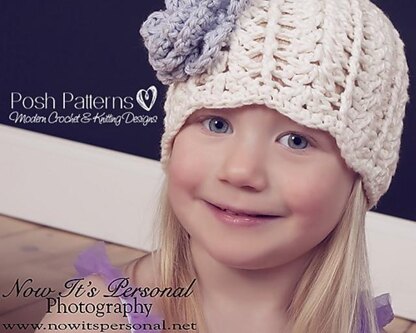 Lacy Flapper Hat With Flower Crochet Pattern 102