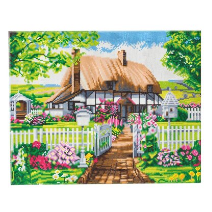 Crystal Art Rose Cottage, 40x50cm Diamond Painting Kit