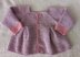 Crochet Pleated Baby Cardigan