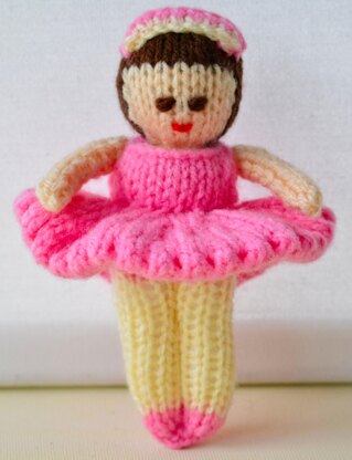 Charlotte the Ballerina Doll Knitting Pattern - Toy Knitting Pattern