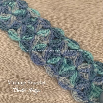 Vintage Crochet Bracelet/Cuff | Pdf Crochet Pattern