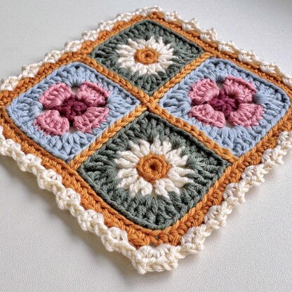 Spring Vibes Scrappy Coaster