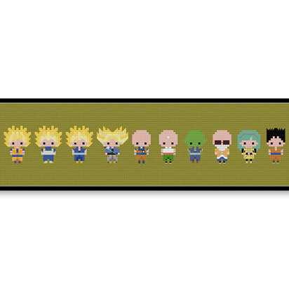 Dragonball Bite Size - PDF Cross Stitch Pattern