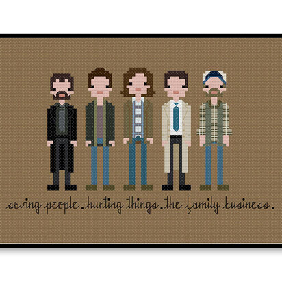 Supernatural - PDF Cross Stitch Pattern