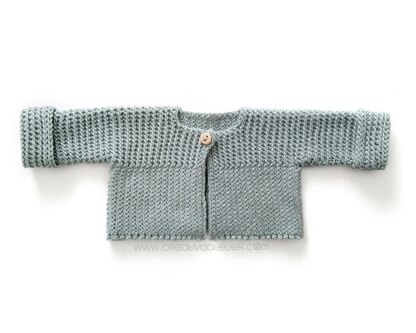 Size 3 months - ITSY-BITSY Crochet Cardigan